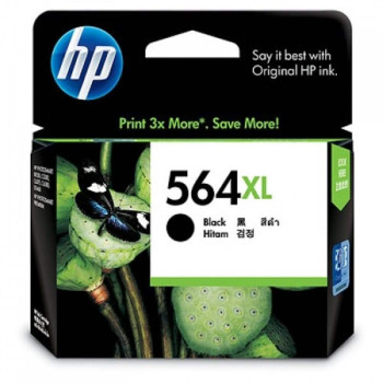 HP 564XL Black Ink Cartridge : 550pgs : CN684WA