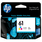 HP 61 Tri-color Ink Cartridge : 430 pgs : CH562WA	