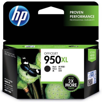 HP Original Cartridges : HP 950XL Black : Hight Yield : 2300pgs :  CN045AA