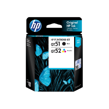 HP GT51/52 Blk/Clr Printhead Combo 2-Pk : 3JB06AA	