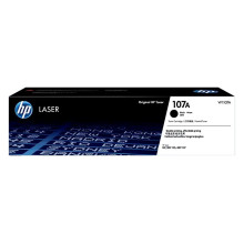HP 107A Black laserJet Toner : 1000pgs : W1107A