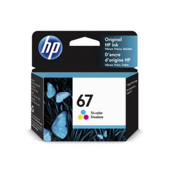 HP 67 Tri-color Original Ink Cartridge : 100pgs : 3YM55AA	