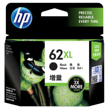 HP 62XL Black Ink Cartridge : 600pgs : C2P05AA