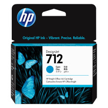 HP 712 29-ml Cyan DesignJet Ink Cartridge