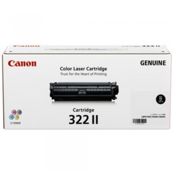 Canon Cartridge 322 II Black Toner Cartridge - 13k