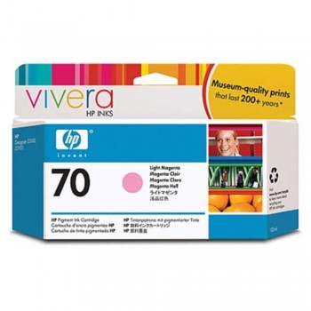 HP 70 130-ml Light Magenta Ink Cartridge (C9455A)