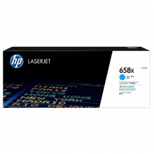 HP 658X High Yield Cyan Original LaserJet Toner Cartridge