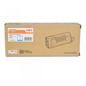 OKI C710/711 CYAN TONER 11.5k 44318611 (item no: OKI C711 CY)