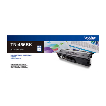 Brother TN-456 Black Genuine Colour Toner Cartridge, Page Yield up to 8,000 pages
