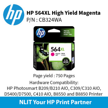 HP 564XL Magenta Ink Cartridge (CB324WA)
