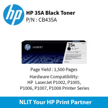 HP 35A Black Ctrg : 1500pgs : CB435A