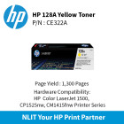 HP 128A Yellow Ctrg : 1300pgs : CE322A