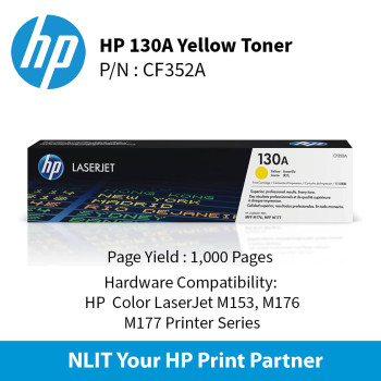 HP 130A  Yellow Ctrg : 1000pgs : CF352A