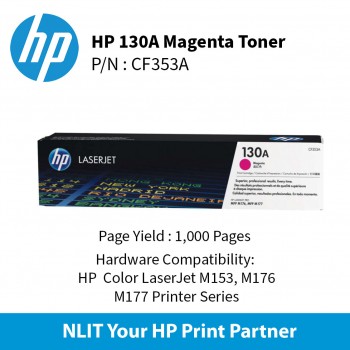 HP 130A  Magenta Ctrg : 1000pgs : CF353A