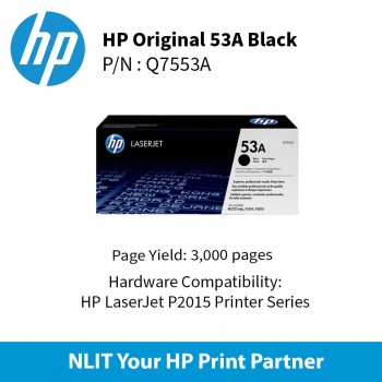 HP 53A Black 3000pgs Q7553A