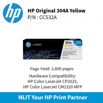 HP 304A Yellow 800pgs CC532A