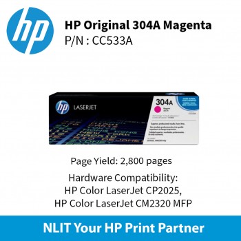HP 304A Magenta 800pgs CC533A