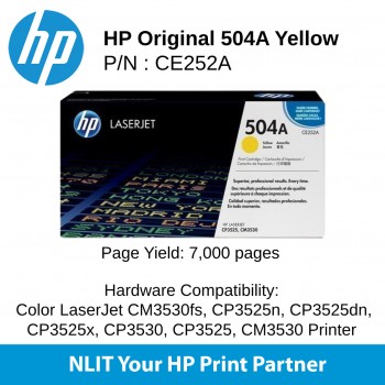 HP 504A Yellow 7000pgs CE252A