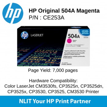 HP 504A Magenta 7000pgs CE253A