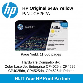 HP 648A Yellow 11000pgs CE262A