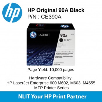 HP 90A Black 10000pgs CE390A