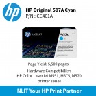 HP 507A Cyan 6000pgs CE401A