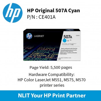 HP 507A Cyan 6000pgs CE401A