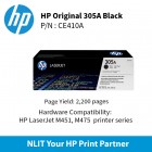 HP 305A Black 200pgs CE410A	