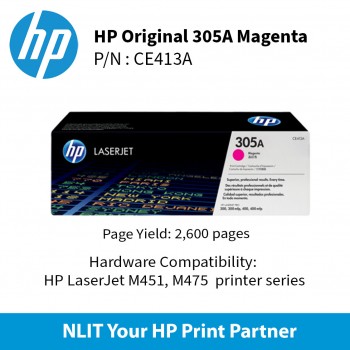 HP 305A  Magenta 600pgs CE413A