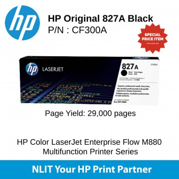HP 827A Black 9000pgs CF300A