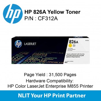 HP 826A Yellow 31500pgs CF312A