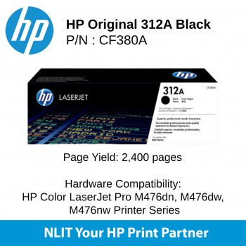 HP 312A Black 400pgs CF380A