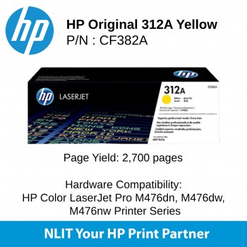 HP 312A Yellow 700pgs CF382A