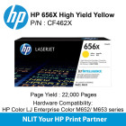 HP 656X Yellow 2000pgs CF462X