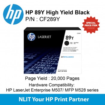 HP 89Y Black 0000pgs CF289Y