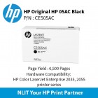 HP 05AC Black : 2300pgs : CE505AC : 2 Yrs Warranty