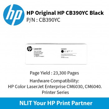 HP CB390YC Contractual Black : 23300pgs : CB390YC : 2 Yrs Wa