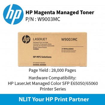 HP Original Toner : HP  Magenta  : 28000pgs : W9003MC : 2 Yrs Warranty W9003MC