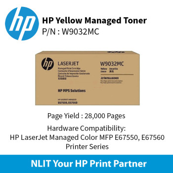 HP Original Toner : HP  Yellow M : 28000pgs : W9032MC : 2 Yrs Warranty W9032MC