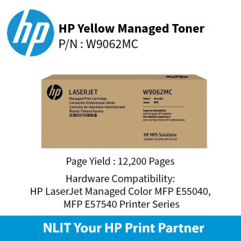 HP Original Toner : HP  Yellow M : 12200pgs : W9062MC : 2 Yrs Warranty W9062MC