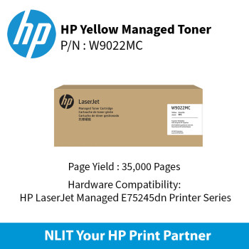 HP Original Toner : HP  Yellow M : 35000pgs : W9022MC : 2 Yrs Warranty W9022MC