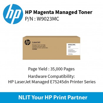 HP Original Toner : HP  Magenta  : 35000pgs : W9023MC : 2 Yrs Warranty W9023MC