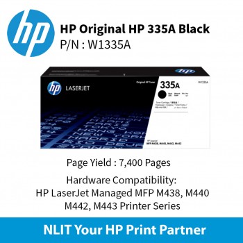 HP 336A Black Original LaserJet Toner Cartridge W1336A