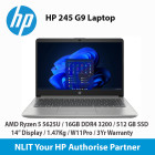 HP 245 G9 AMD Ryzen 5 5625U Notebook PC / 8GB DDR4 3200 / 512 GB SSD / 14" Display / 1.47Kg / W11H / 3Yr Warranty   SKU : A2PM1PT03