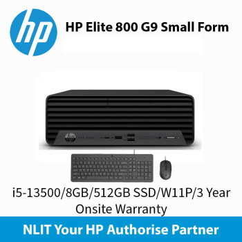 HP Elite 800 G9 Small Form Factor i5-13500/8GB/512GBSSD/W11P/WIFI / 3 Year Onsite Warranty