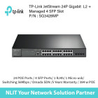 TP-Link JetStream 24-Port Gigabit L2+ Managed Switch with 4 SFP with 384W POE Power Slots TL-SG3428P