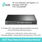 TP-Link JetStream 24-Port Gigabit L2+ Managed Switch with 4 SFP with 384W POE Power Slots TL-SG3428XMP