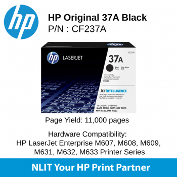 HP 37A Black 11000pgs CF237A