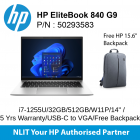 HP EliteBook 840 G9 i7-1255/32GB/512GB/W11P/14" / 5 Yrs Onsite Warranty , Backpack SKU : 50293583
