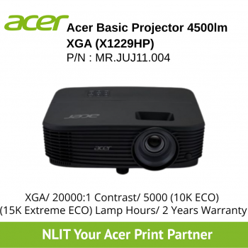 Acer Basic Projector 4500lm MR.JUJ11.004 XGA (X1229HP)